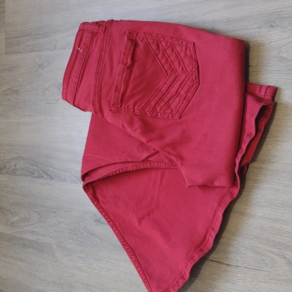 Shyanne SuperFlared Red Jeans